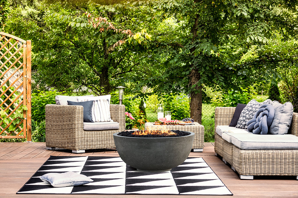 CONTEMPORARY 8 FIREBOWL + COVER