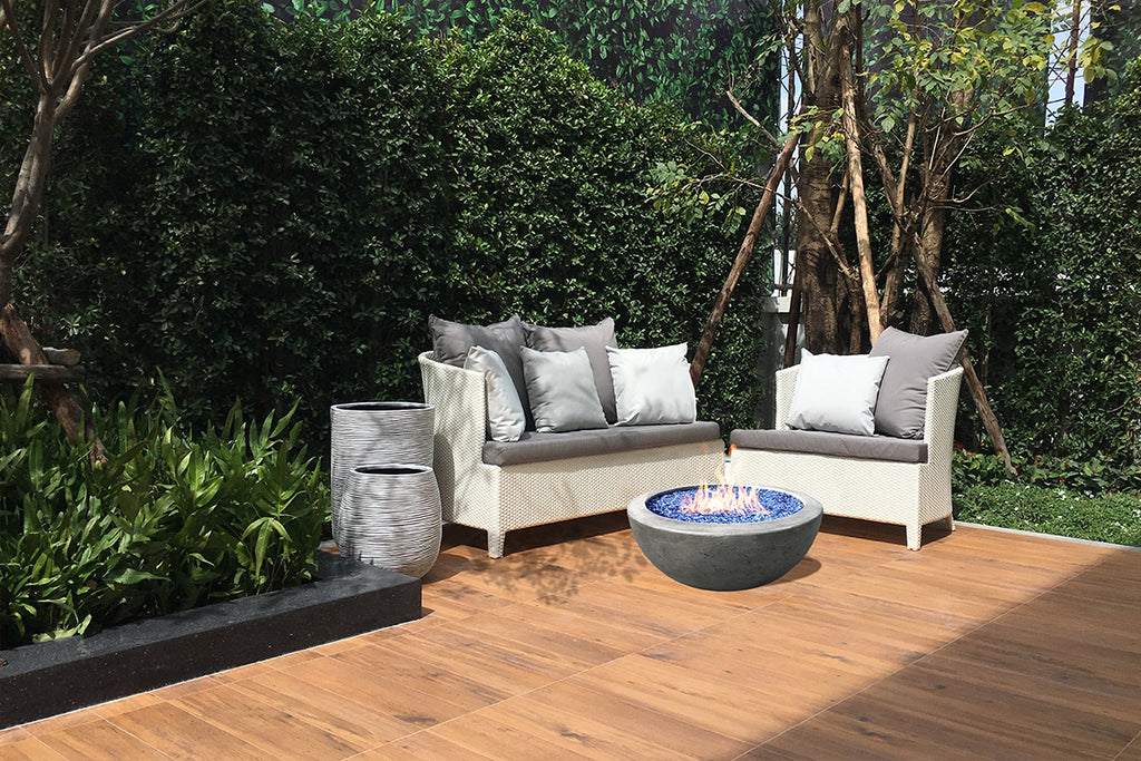 CONTEMPORARY 2 FIREBOWL + COVER