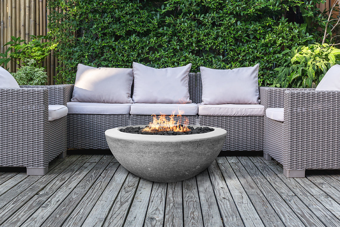 CONTEMPORARY 2 FIREBOWL + COVER
