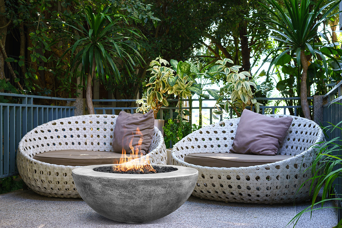CONTEMPORARY 6 FIREBOWL + COVER