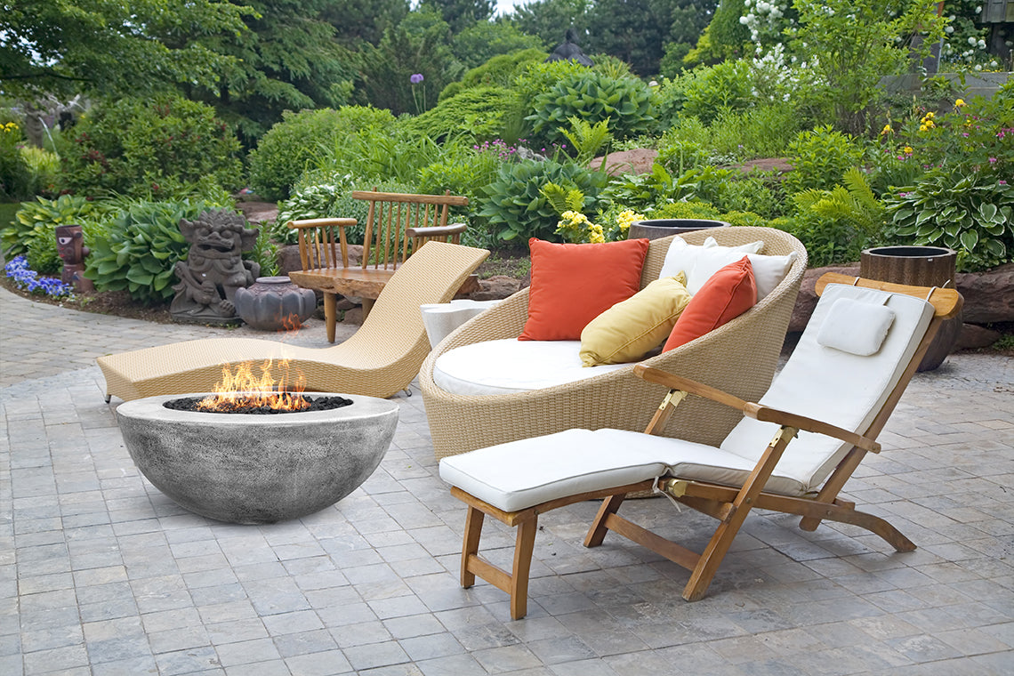 CONTEMPORARY 5 FIREBOWL + COVER