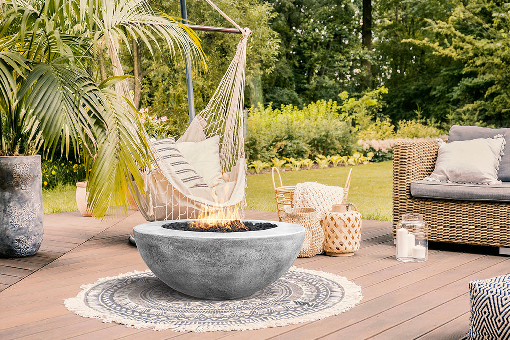 CONTEMPORARY 5 FIREBOWL + COVER