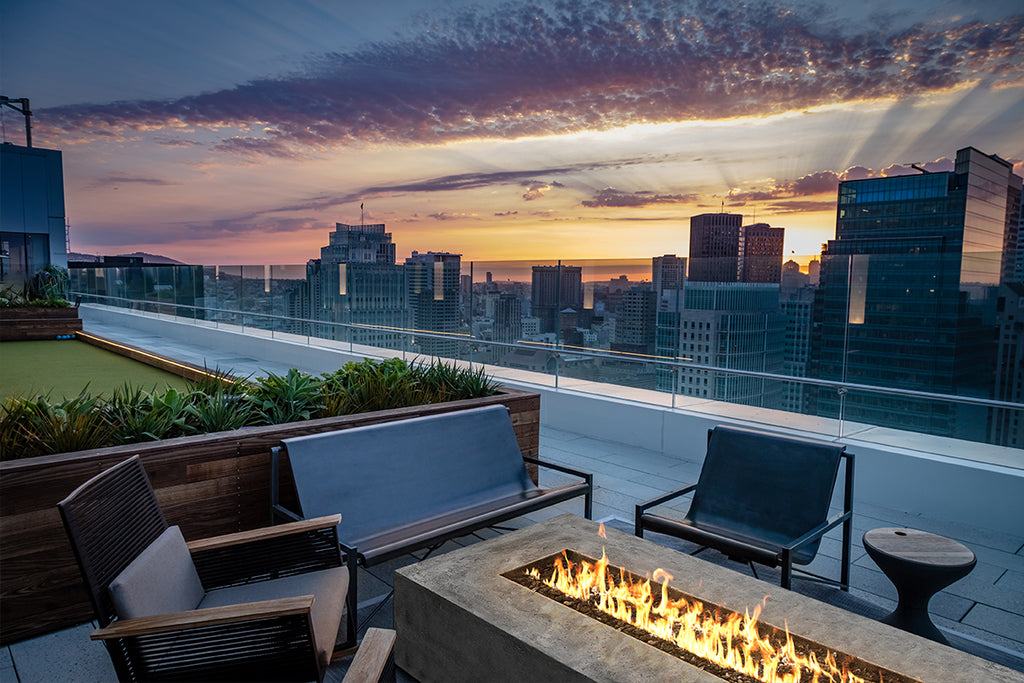 RCT 72 RECTANGULAR FIRE TABLE